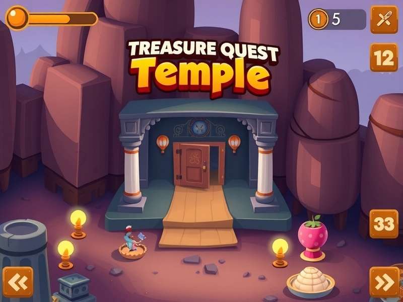 Treasure Quest Temple Game Screenshot